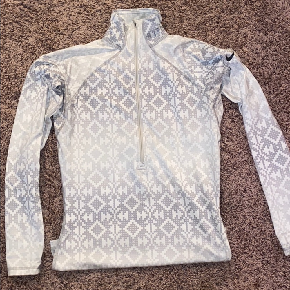 Nike Pro fleece-lined quarter zip